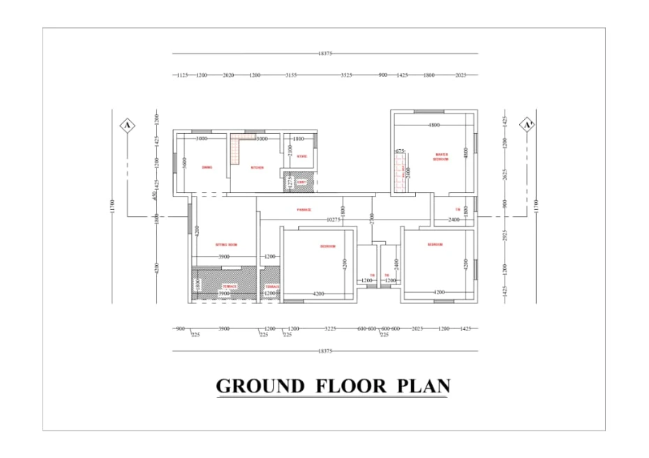 Existing SPACO Alumni Centre floor plan